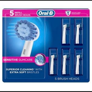 5 Refill Brush Heads Oral-B